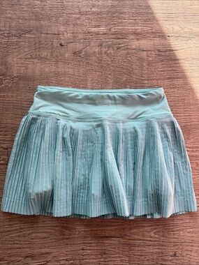 lululemon athletica Pleated Mint Skater Skirt